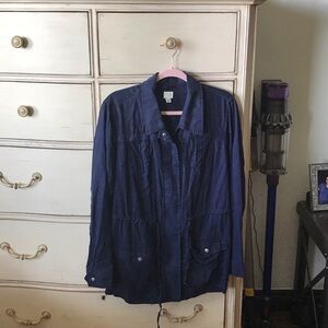 Navy Blue Lightweight Jacket